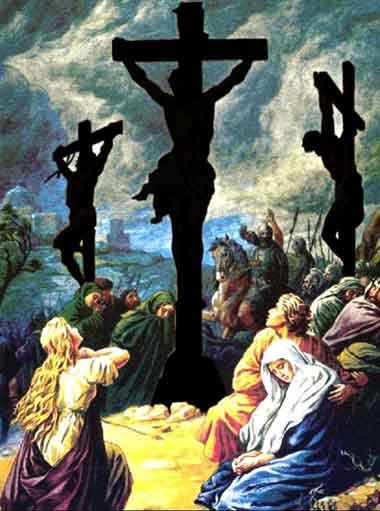 Crucifixion of Jesus Christ for the redemption of the fallen human nature.